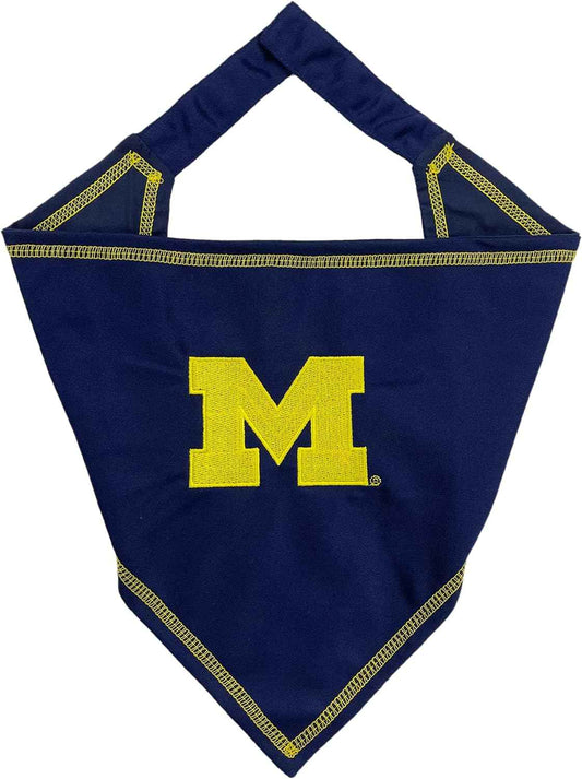 Michigan Tie-Around Dog Bandana