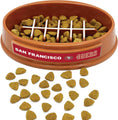 Load image into Gallery viewer, San Francisco 49ers Football Slow Feeder Bowl
