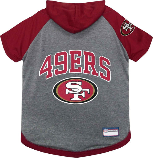 NFL San Francisco 49ers Hooded Dog T-Shirt