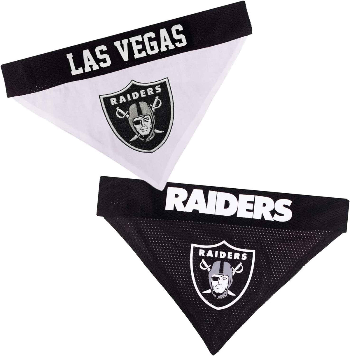 Raiders Reversible Dog Bandana