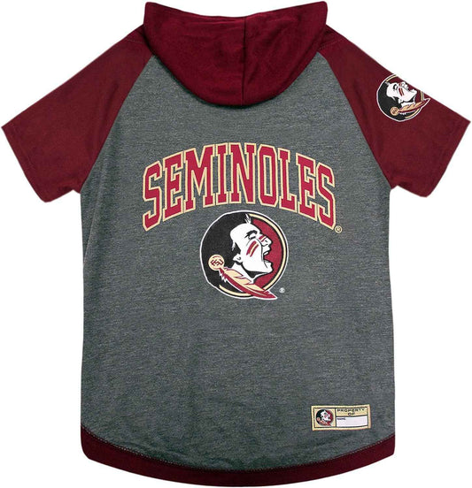 NCAA Florida State University Seminoles Hooded Dog T-Shirt