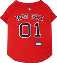 Load image into Gallery viewer, MLB Boston Red Sox Mesh Dog Jersey
