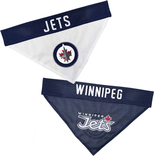 Winnipeg Jets Reversible Dog Bandana