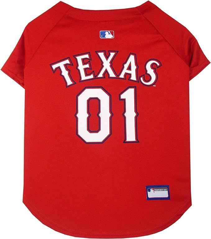 MLB Texas Rangers Mesh Dog Jersey