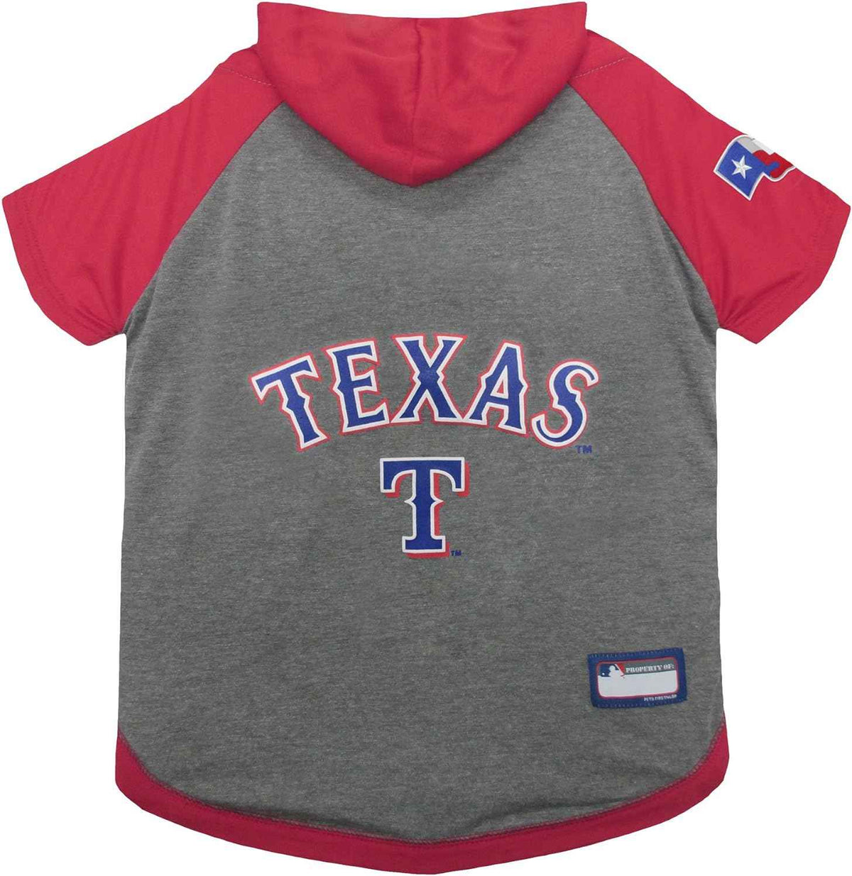 MLB Texas Rangers Hooded Dog T-Shirt