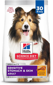 Hill's Science Diet Adult Sensitive Stomach & Skin Chicken Recipe Dry Dog Food Bag 