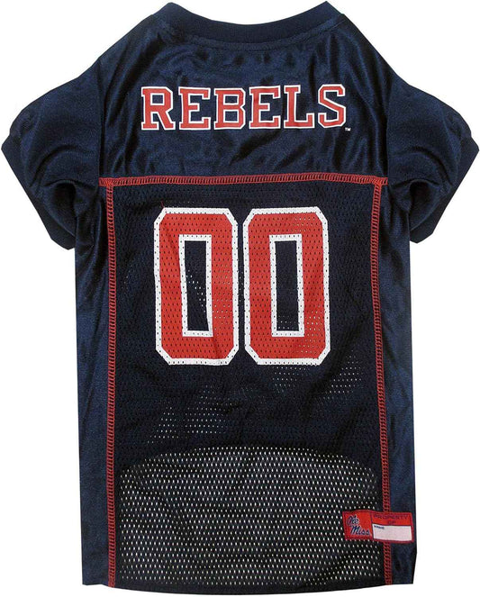 NCAA University of Mississippi Mesh Dog Jersey
