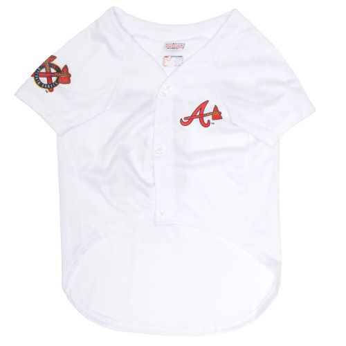 Atlanta Braves MLB Dog Jersey - Official Baseball Pet Fan Apparel