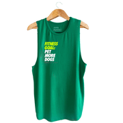 Fitness Goal | Dog Lover Sleeveless Tank | Gift for Dog Moms