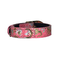 Load image into Gallery viewer, XS/S 7”-14” Bubblegum Pink/Gold/Silver Art Deco Custom Snake Collar/Custom Gold Italian Hardware
