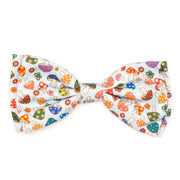 Mint Green Mushrooms Bow Tie