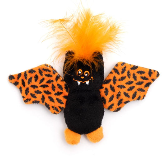 Black/Orange Batty Cat Toy