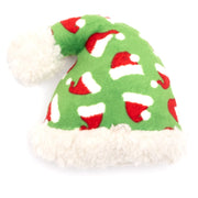 Green Santa Hat Cat Toy