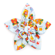 Blue Birdhouses Flower