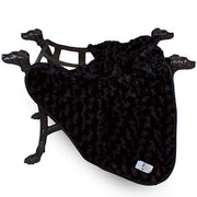 Rosebud Dog Blanket Black