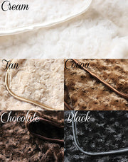 Rosebud Dog Blanket Chocolate