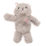 Gray Plush Worthy Cat Dog Toy