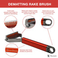 Load image into Gallery viewer, Dematting Rake Brush for Dogs and Cats
