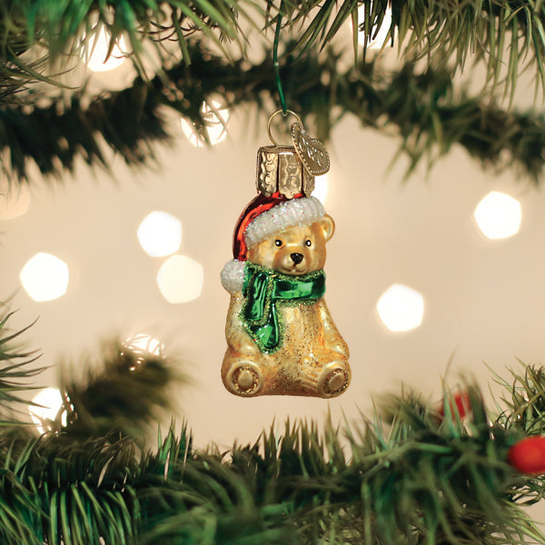 Mini Teddy Bear Ornament - Southlake Paws
