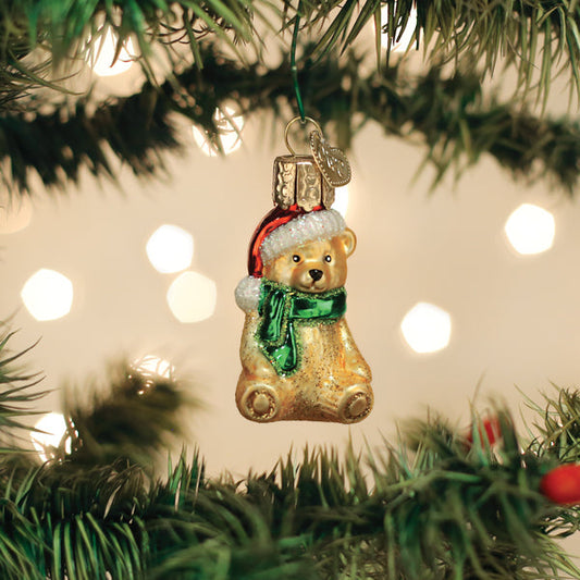 Mini Teddy Bear Ornament - Southlake Paws