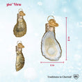 Load image into Gallery viewer, Mini Oyster With Pearl Ornament - Southlake Paws
