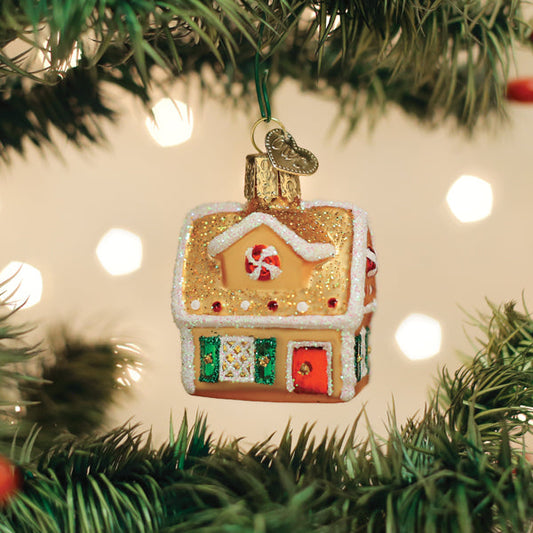 Mini Gingerbread House Ornament - Southlake Paws