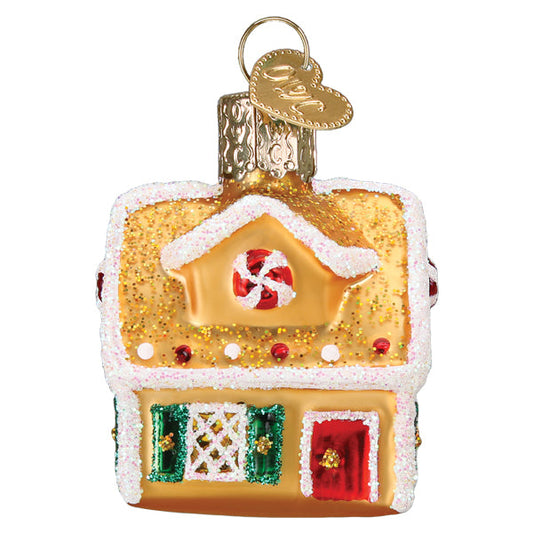Mini Gingerbread House Ornament - Southlake Paws