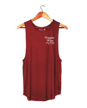 Puppies & Wine 2.0 - Women's Sleeveless