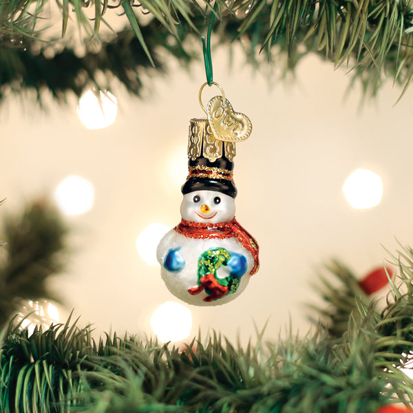 Mini Snowman Ornament - Southlake Paws