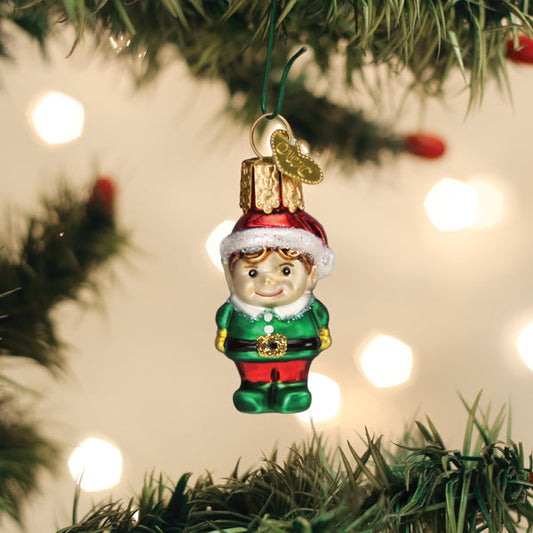 Mini Elf Ornament - Southlake Paws
