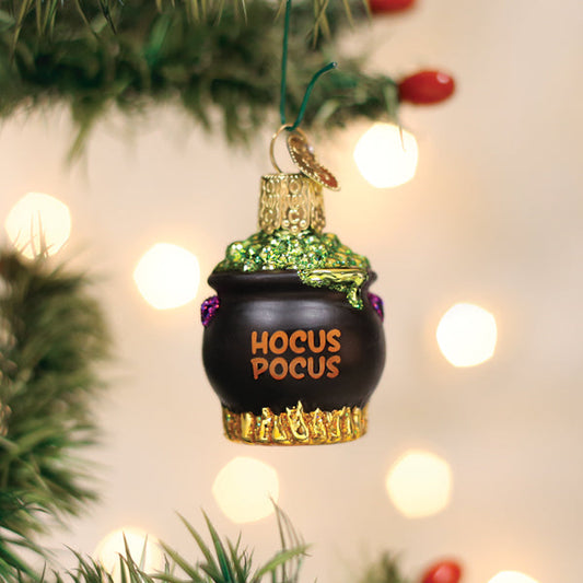 Mini Halloween Cauldron Ornament - Southlake Paws