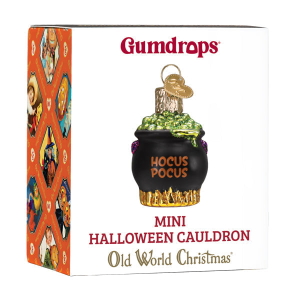 Mini Halloween Cauldron Ornament - Southlake Paws