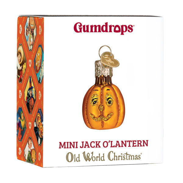 Mini Jack O'lantern Ornament - Southlake Paws