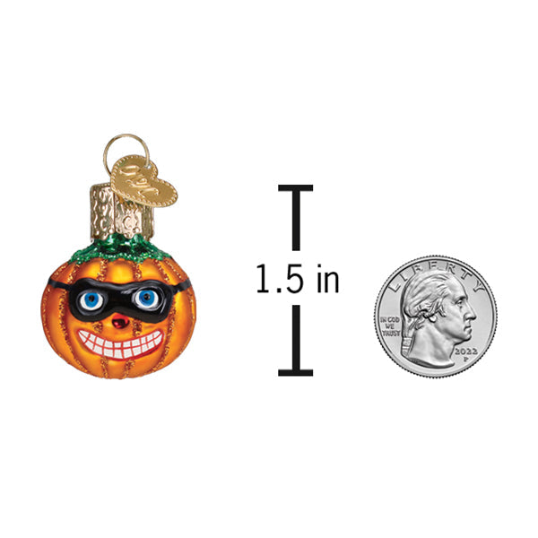 Mini Masked Jack O'lantern Ornament - Southlake Paws