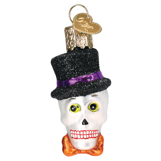 Mini Top Hat Skeleton Ornament - Southlake Paws