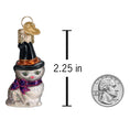 Load image into Gallery viewer, Mini Witch Cat Ornament - Southlake Paws
