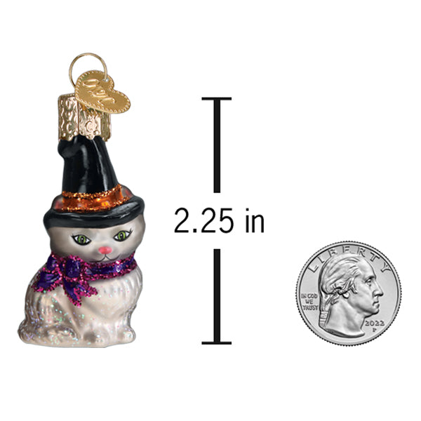 Mini Witch Cat Ornament - Southlake Paws