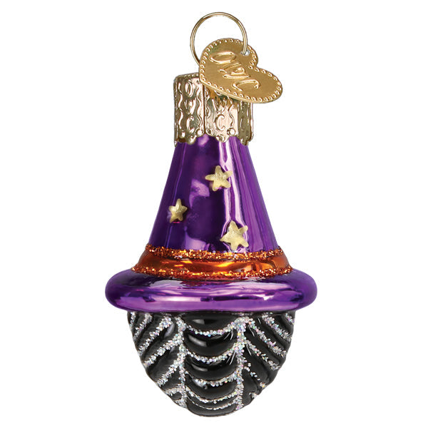 Mini Witch Head Ornament - Southlake Paws