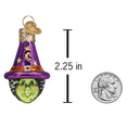 Load image into Gallery viewer, Mini Witch Head Ornament - Southlake Paws
