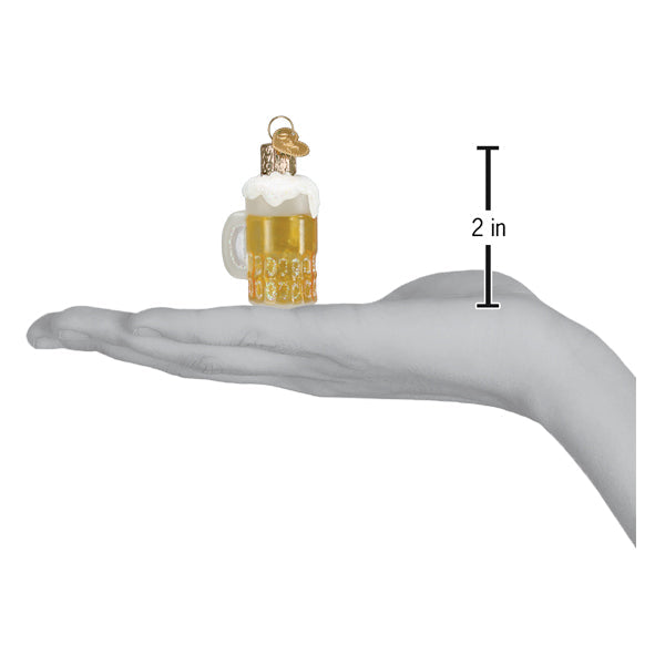 Mini Mug Of Beer Ornament - Southlake Paws