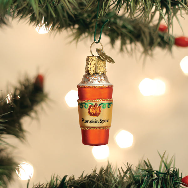 Mini Pumpkin Spice Latte Ornament - Southlake Paws