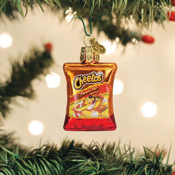 Mini Flamin' Hot Cheetos Ornament - Southlake Paws