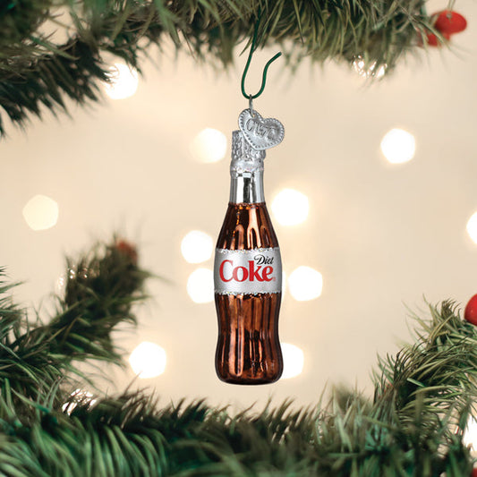 Mini Diet Coke® Bottle Ornament - Southlake Paws