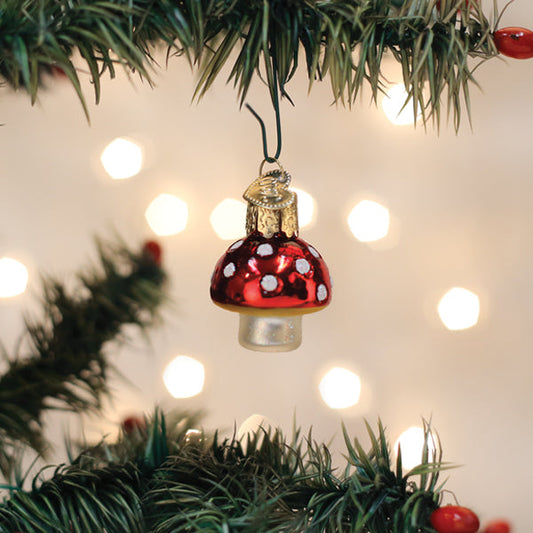 Mini Lucky Mushroom Ornament - Southlake Paws