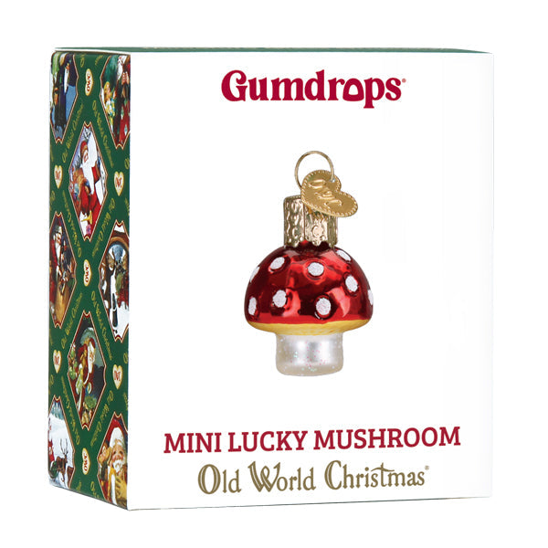 Mini Lucky Mushroom Ornament - Southlake Paws