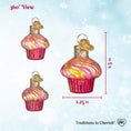 Load image into Gallery viewer, Mini Cupcake Ornament - Southlake Paws
