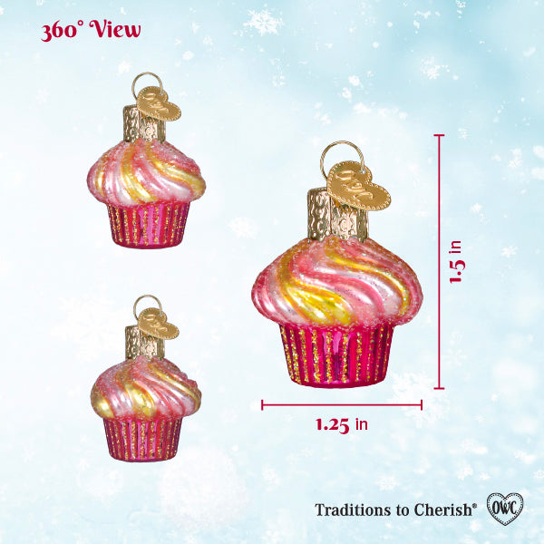 Mini Cupcake Ornament - Southlake Paws