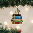 Load image into Gallery viewer, Mini Stack Of Books Ornament - Southlake Paws
