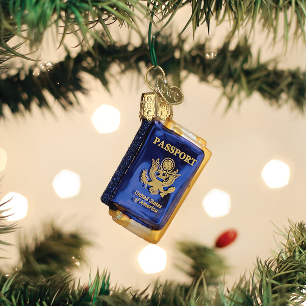 Mini Passport Ornament - Southlake Paws