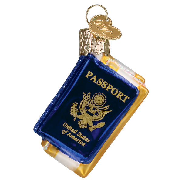 Mini Passport Ornament - Southlake Paws
